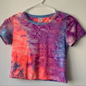 Tie Dye Crop Top Size Small